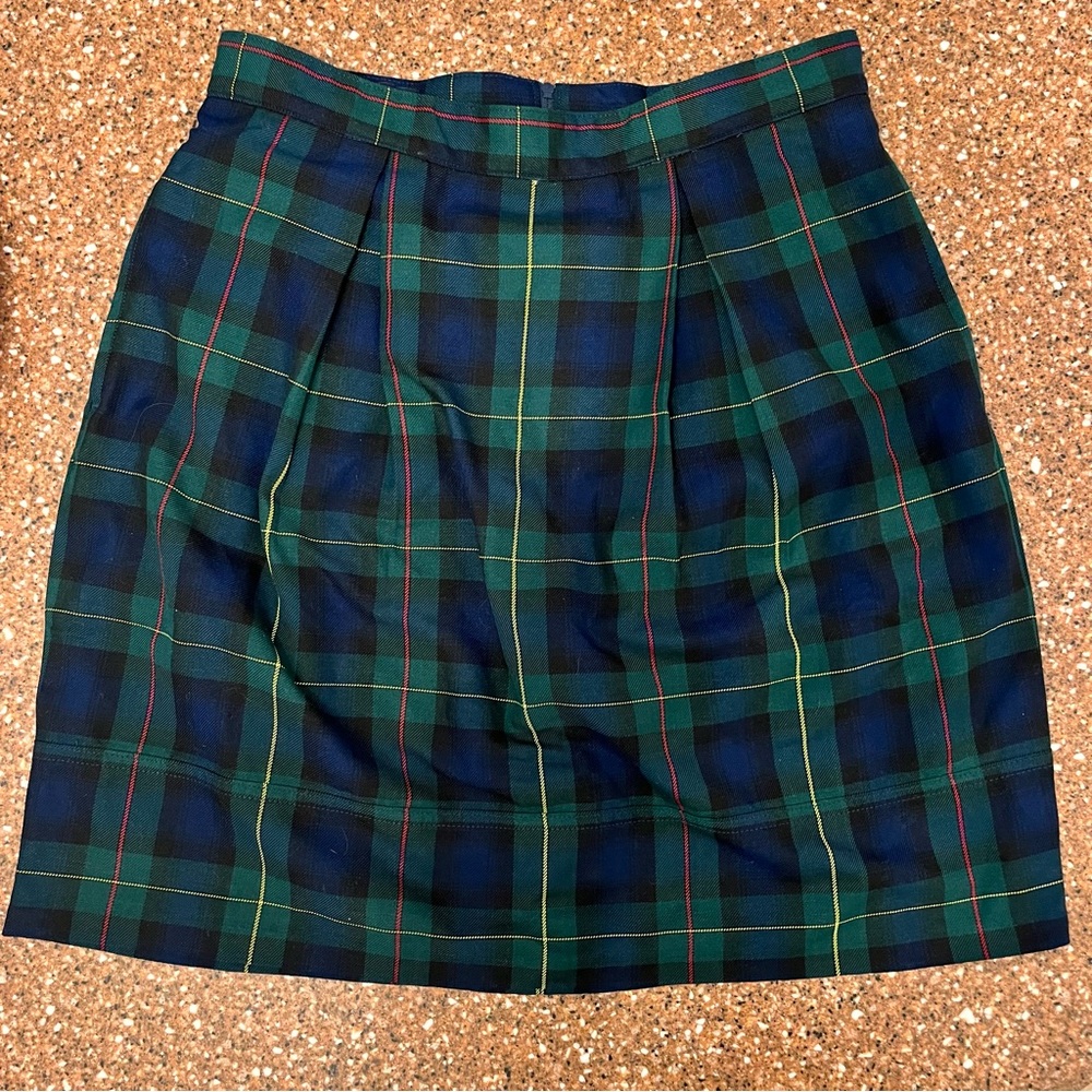 Lands’ End, Plaid Skort, Size 6
